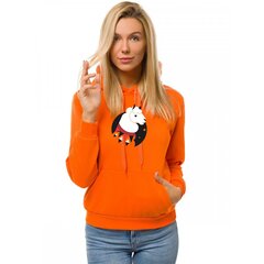 Оранжевый женский джемпер с капюшоном "Llama" JS/W02-45543-XXL цена и информация | Женские толстовки | kaup24.ee