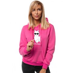 Розовый женский джемпер с капюшоном "No ProbLlama" JS/W02-45538-XXL цена и информация | Женские толстовки | kaup24.ee