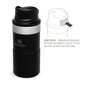 Termoskruus The Trigger-Action Travel Mug Classic, 0,25 l, must цена и информация | Termosed, termostassid | kaup24.ee