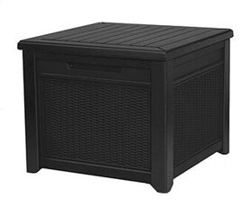 Ящик Cube Rattan Storage Box для хранения вещей, 208 л, серый цена и информация | Ящики для вещей | kaup24.ee