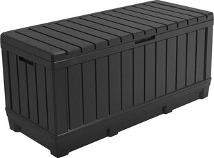 Ящик для хранения Kentwood Storage Box, 350 л, серый цена и информация | Уличные контейнеры, контейнеры для компоста | kaup24.ee