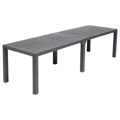 Aialaud Julie Double Table, hall (2 konfiguratsiooni) цена и информация | Садовые столы и столики | kaup24.ee