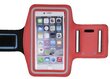 Mocco Universal up to 6" Armband Arm Case for Sport - Fitness Running Red hind ja info | Telefoni kaaned, ümbrised | kaup24.ee