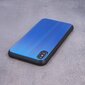 Mocco Aurora Glass Silicone Back Case for Samsung Galaxy S21 Blue цена и информация | Telefoni kaaned, ümbrised | kaup24.ee