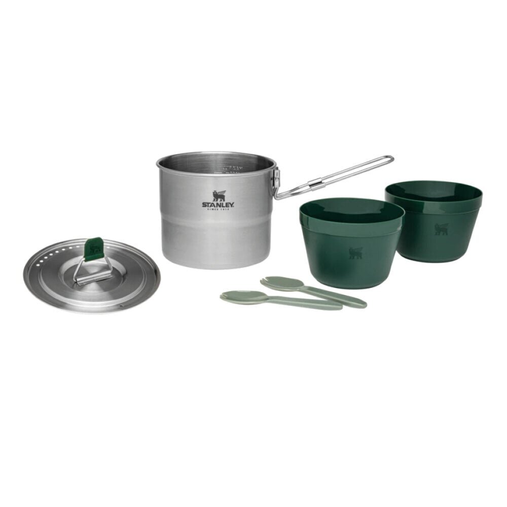 Toiduvalmistamise komplekt The Stainless Steel Cook Set For Two, 1 l, roostevabast terasest цена и информация | Potid ja kiirkeedupotid | kaup24.ee