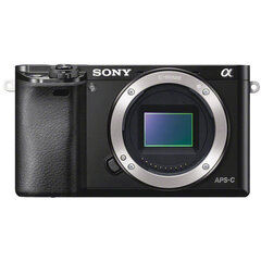 Hübriidkaamera Sony A6000 Body, Must hind ja info | Fotoaparaadid | kaup24.ee