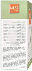 Vitamiinid juustele Merz Spezial Haar-Activ hind ja info | Vitamiinid, toidulisandid, preparaadid tervise heaoluks | kaup24.ee