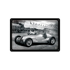 Metallplaat 20 x 30 cm, Mercedes-Benz - Silver Arrow Racing hind ja info | Sisustuselemendid | kaup24.ee