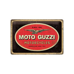 Metallplaat 20 x 30 cm, Moto Guzzi logo hind ja info | Sisustuselemendid | kaup24.ee