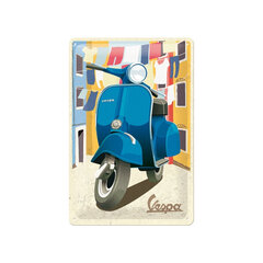 Металлическая пластина Vespa - Italian Laundry, 20 х 30 см цена и информация | Детали интерьера | kaup24.ee