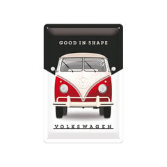 Металлическая пластина VW Good in shape, 20 х 30 см цена и информация | Детали интерьера | kaup24.ee