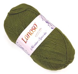 Kudumislõng Lanoso Merino Special 100 g, värvus 912 hind ja info | Kudumistarvikud | kaup24.ee