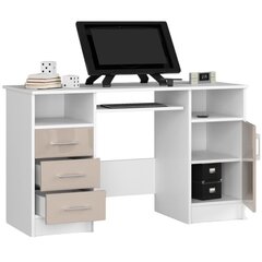 Письменный стол NORE Ana, белый цена и информация | Компьютерные, письменные столы | kaup24.ee