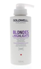 Juuksepalsam blondeeritud ja triibutatud juustele Goldwell Dualsenses Blondes & Highlights 500 ml цена и информация | Маски, масла, сыворотки | kaup24.ee