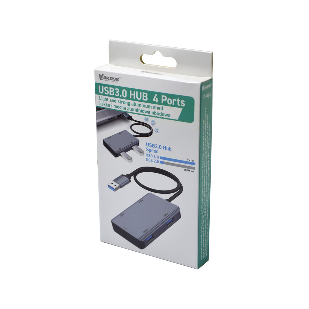 VAKOSS TC-4203X цена и информация | USB jagajad, adapterid | kaup24.ee