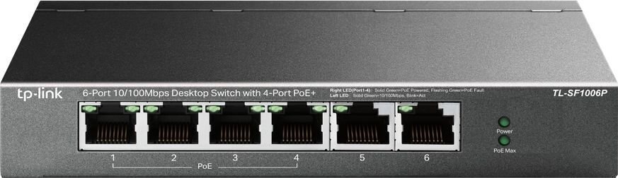 TP-LINK TL-SF1006P hind ja info | Lülitid (Switch) | kaup24.ee