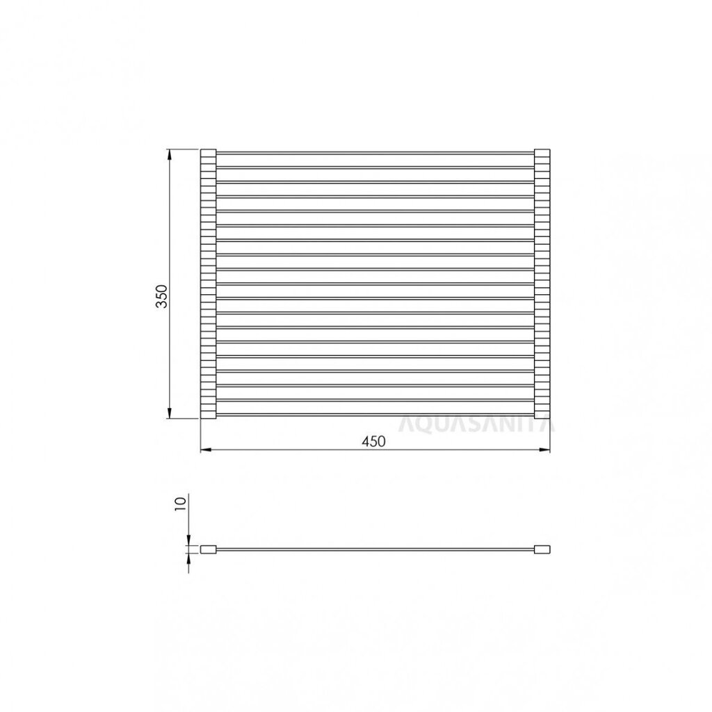 Aquasanita multifunktsionaalne nõudekuivatusmatt RM-3545 цена и информация | Köögitarbed | kaup24.ee