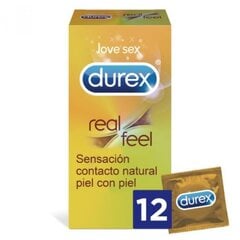 Презервативы Durex Real Feel цена и информация | Презервативы | kaup24.ee