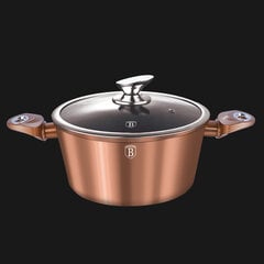 Pott kaanega BerlingerHaus Rosegold 28cm цена и информация | Кастрюли, скороварки | kaup24.ee