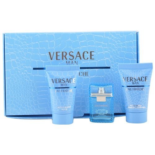 Komplekt Versace Man Eau Fraiche: EDT meestele 5 ml + dušigeel 25 ml + habemeajamisjärgne palsam 25 ml цена и информация | Meeste parfüümid | kaup24.ee