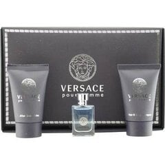 Meeste komplekt Versace Pour Homme: Edt 5 ml + dušigeel 25 ml + raseerimisjärgne palsam 25 ml цена и информация | Мужские духи | kaup24.ee