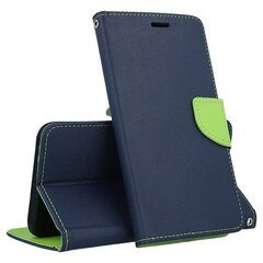 Mocco Fancy Case Чехол Книжка для телефона Apple Iphone 12 / 12 Pro Синий - Зелёный цена и информация | Чехлы для телефонов | kaup24.ee