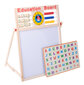 Laste magnetiline tahvel, puidust raamiga 42 X 32,5cm + magnetid hind ja info | Arendavad mänguasjad | kaup24.ee