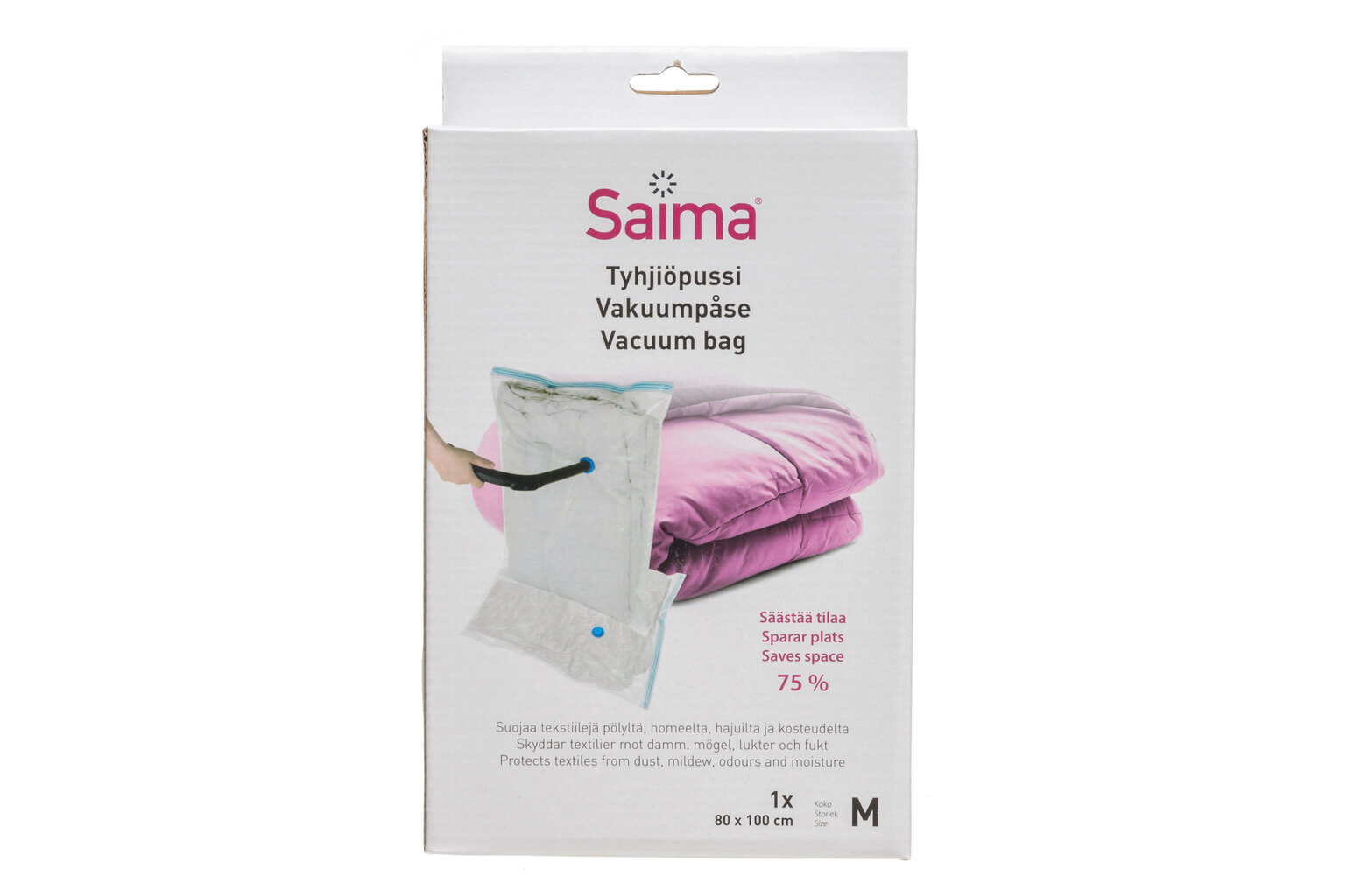 Vaakumkott Saima, 80 x 100 cm hind ja info | Riidepuud ja -kotid | kaup24.ee