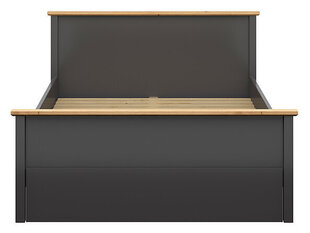Кровать BRW Hesen 140x200см, серая/коричневая цена и информация | Кровати | kaup24.ee