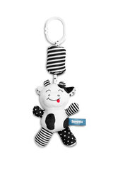 Sensillo vankriripats Black&White, lehm, 32 cm, 031 hind ja info | Imikute mänguasjad | kaup24.ee