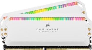 Corsair Dominator CMT16GX4M2C3600C18W цена и информация | Оперативная память (RAM) | kaup24.ee
