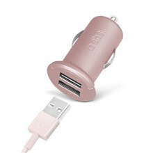 SBS Mini car charger 2 USB port, 2400 mA hind ja info | Mobiiltelefonide laadijad | kaup24.ee