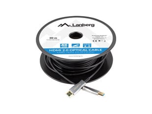 LANBERG CA-HDMI-20FB-0300-BK цена и информация | Кабели и провода | kaup24.ee