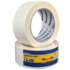 Maalriteip 48 mm x 50 m цена и информация | Инструменты для краски | kaup24.ee