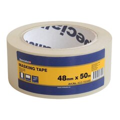 Maalriteip 48 mm x 50 m цена и информация | Инструменты для краски | kaup24.ee