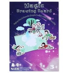 Komplekt helendavaks joonistamiseks Magic Drawing Board hind ja info | Arendavad mänguasjad | kaup24.ee