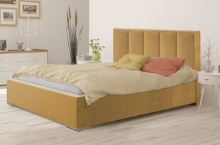 Кровать Genua, 180x200 см, желтая цена и информация | Кровати | kaup24.ee