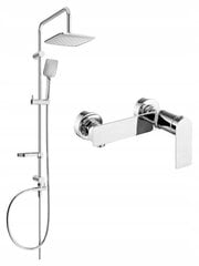 Dušisüsteem koos segistiga Mexen Tord Zero, Black hind ja info | Komplektid ja dušipaneelid | kaup24.ee