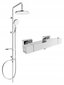 Termostaatsegistiga dušisüsteem Mexen Erik Cube 2, Chrome цена и информация | Komplektid ja dušipaneelid | kaup24.ee