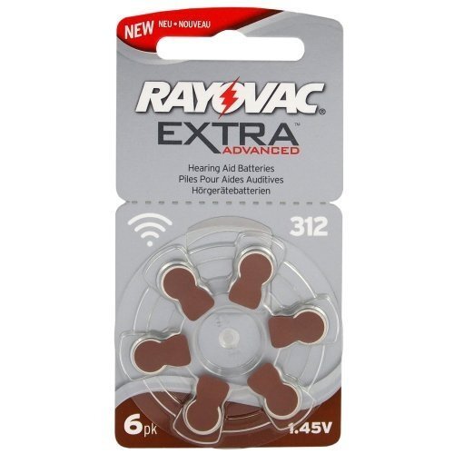 Rayovac Extra kuuldeaparaatide elemendid PR41 312, 6 tk hind ja info | Patareid | kaup24.ee