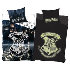 Voodipesukomplekt pimedas helendav Harry Potter, 2-osaline hind ja info | Beebide ja laste voodipesu | kaup24.ee