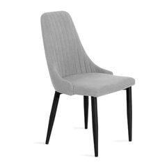 LOUIS Helehallist kangast tool 44x59x88 cm hind ja info | Söögilaua toolid, köögitoolid | kaup24.ee