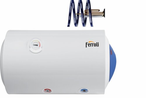 Комбинированный водонагреватель Ferroli CALYPSO MT 80, горизонтальный цена и информация | Водонагреватели | kaup24.ee