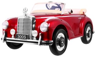 Üksik elektriauto "Mercedes Benz Retro 300S", punane hind ja info | Mercedes Lapsed ja imikud | kaup24.ee