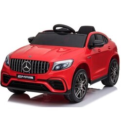 Üksik elektriauto "Mercedes GLC63", punane цена и информация | Электромобили для детей | kaup24.ee