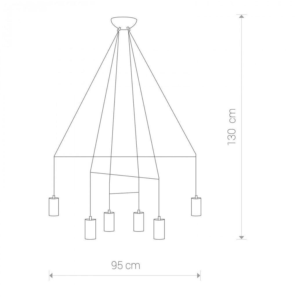 Nowodvorski Lighting rippvalgusti Imbria White VI 9676 hind ja info | Rippvalgustid | kaup24.ee