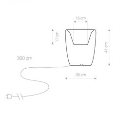 Nowodvorski Lighting laualamp Flowerpot S 9711 цена и информация | Настольные лампы | kaup24.ee