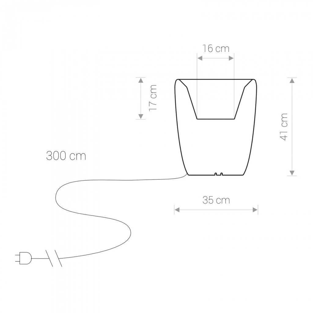 Nowodvorski Lighting laualamp Flowerpot S 9711 цена и информация | Laualambid | kaup24.ee