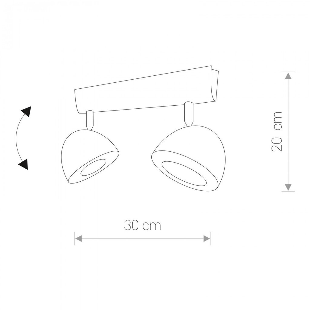 Nowodvorski Lighting laevalgusti Vespa White II 9593 hind ja info | Laelambid | kaup24.ee