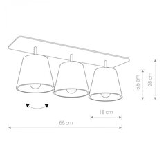 Nowodvorski Lighting laevalgusti Awinion III 9717 hind ja info | Laelambid | kaup24.ee